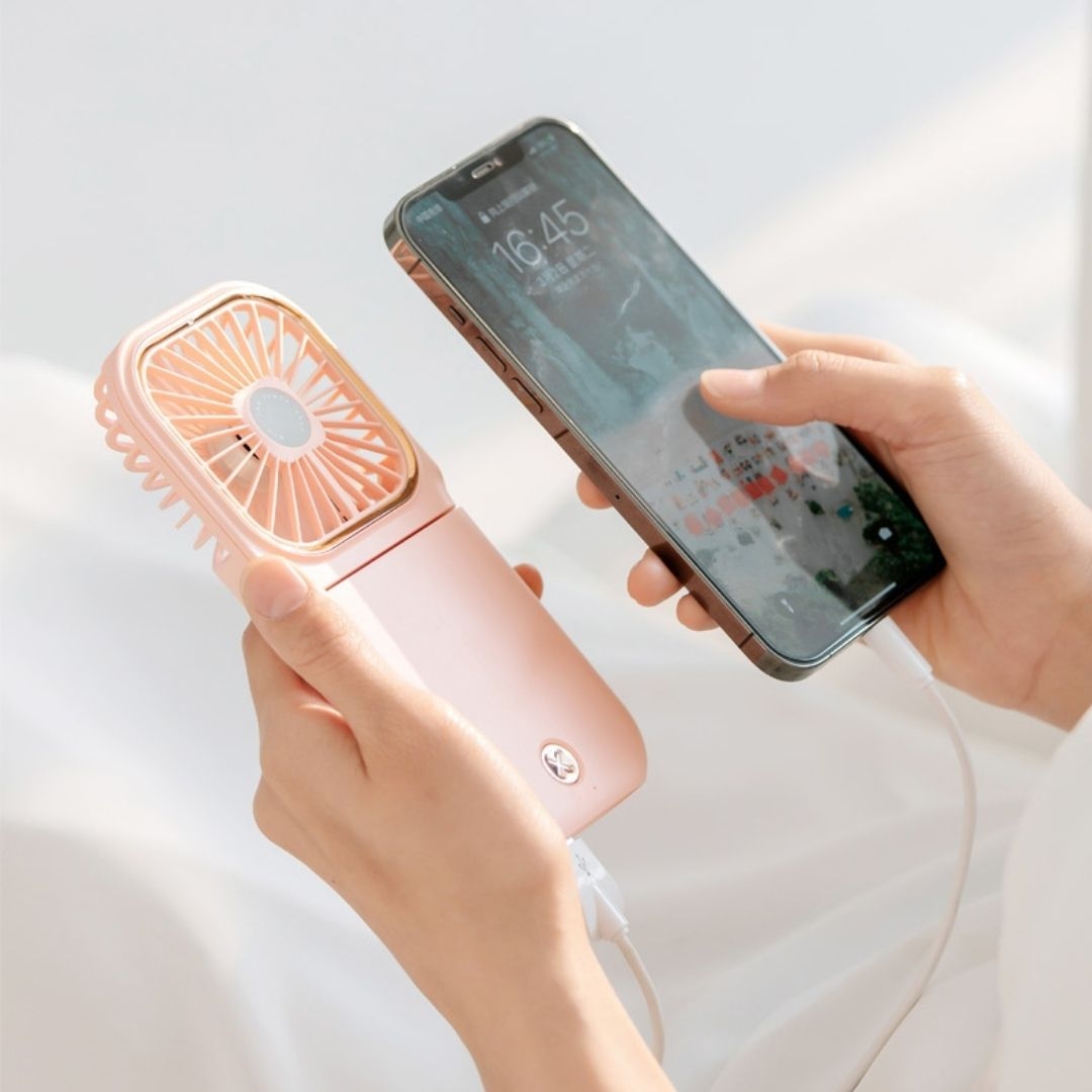 3in1 Handheld Fan(Power bank+Mobile phone stand+Fan)
